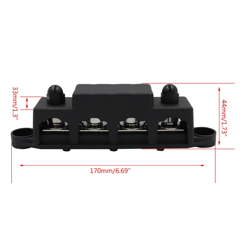 Thanh Phân Phối Nguồn Điện Kèm Vỏ Bọc 3 8 5 16 4