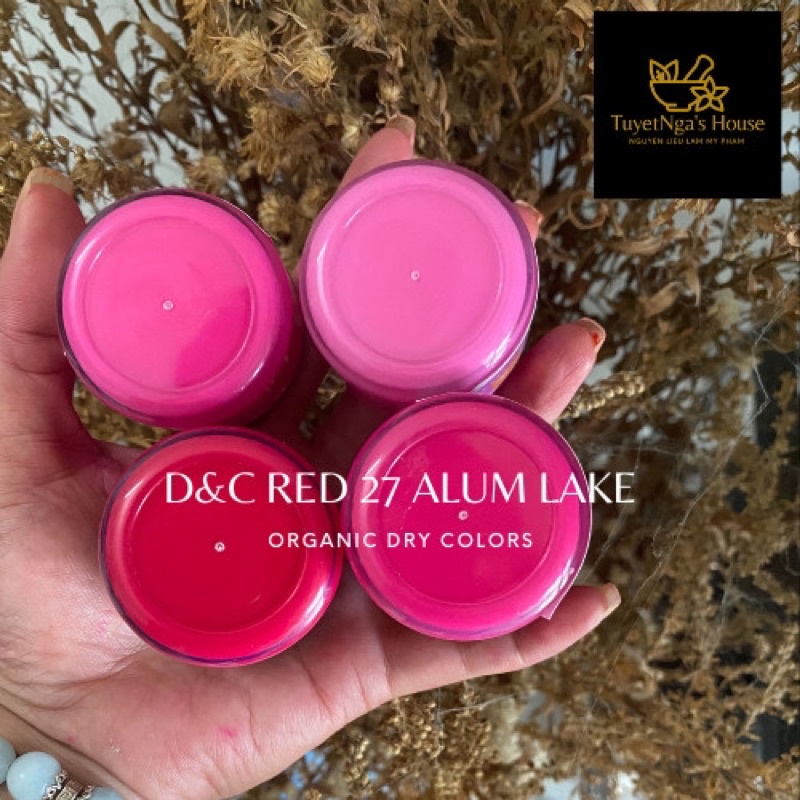 Màu khoáng hữu cơ D &C Red 27 Alum Lake 10 gram