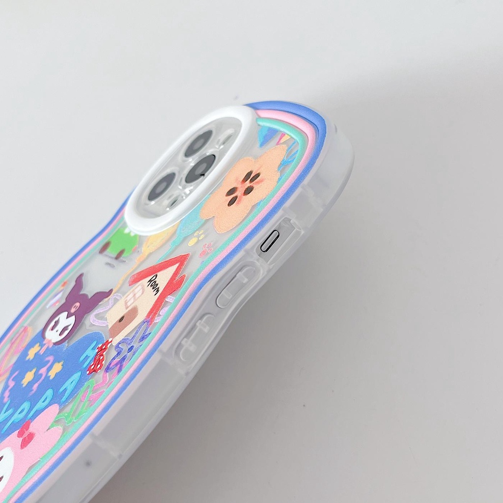 Ốp Điện Thoại Silicon Tpu Mềm Chống Sốc Chống Trượt In Hình Thú Hoạt Hình Dễ Thương Cho iPhone 11 12 13 pro max xr x xsmax