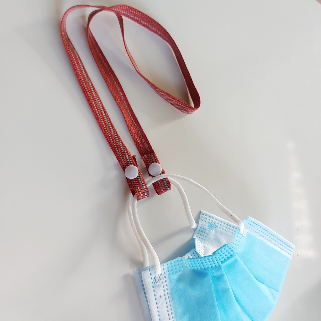 Combo 3 dây đeo khẩu trang đơn giản người lớn, trẻ em