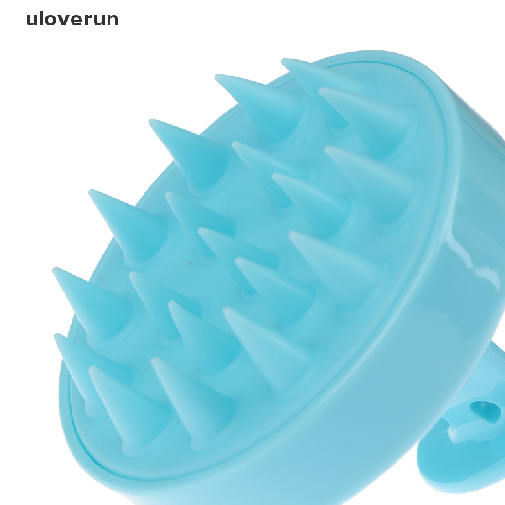 Uloverun 1 Lược Gội Đầu Mát Xa Da Đầu Bằng Silicone Tiện Dụng
