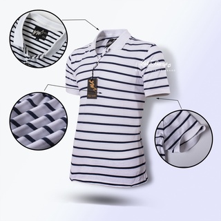 Áo thun polo laha sọc ngang lô 3 m26