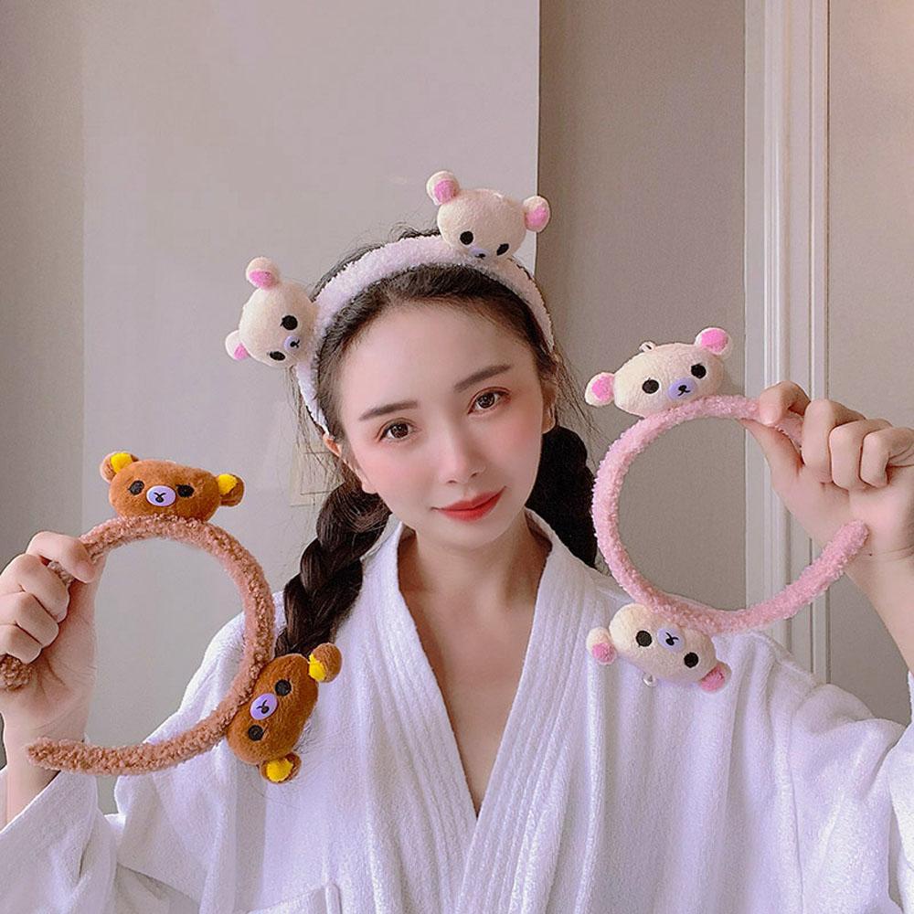 Băng Đô Cài Tóc Hình Gấu Bông Dễ Thương