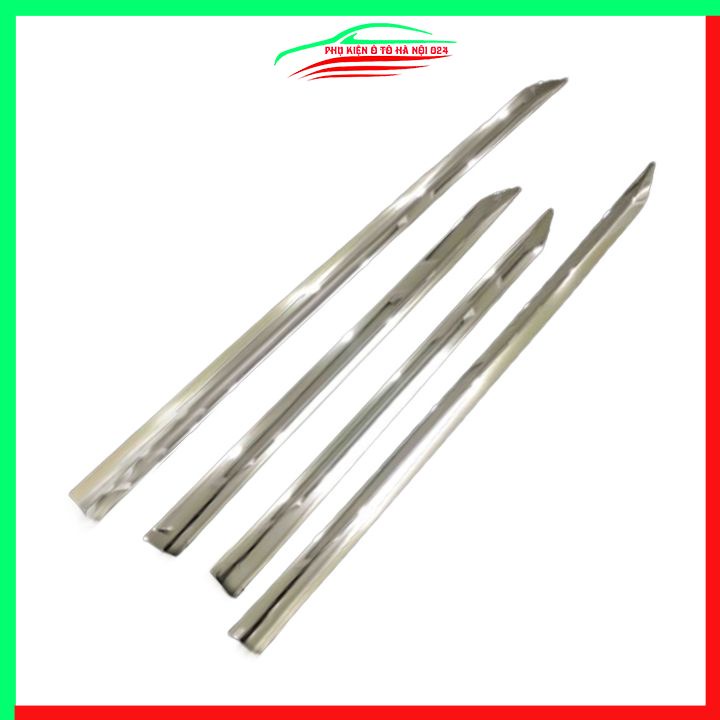 Bộ ốp nẹp sườn Fortuner 2017-2022 bản nhỏ trang trí làm đẹp xe