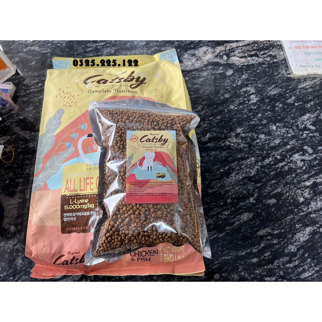 Combo 5kg thức ăn mèo