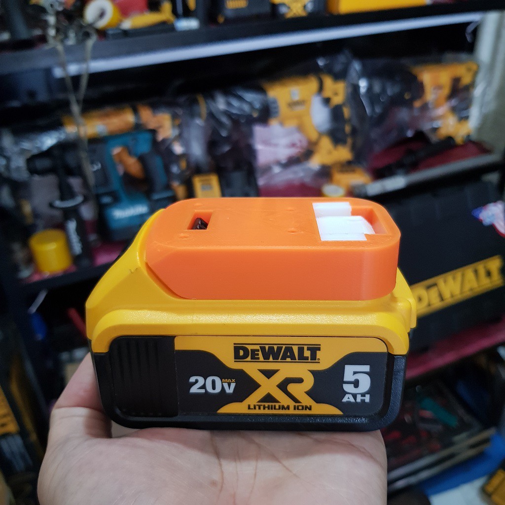 Đế gài dùng pin Dewalt 20v cho các máy dụng cụ cầm tay khác
