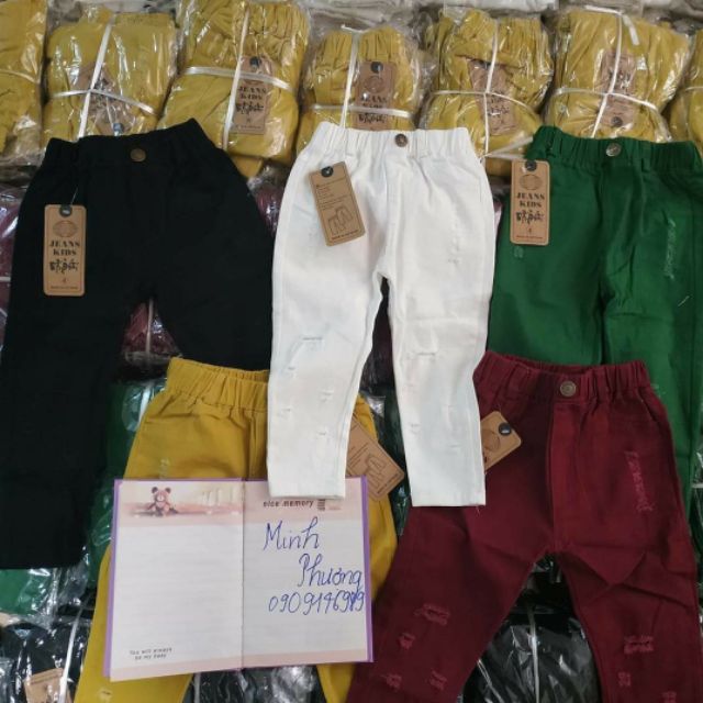Sỉ Quần kaki thô mềm cho bé