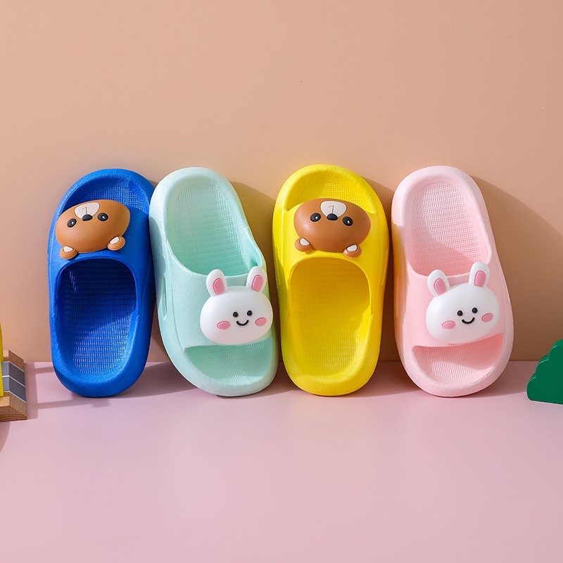 [Xả kho] Dép Hình Thú Cho Bé, Dép Quai Ngang Cho Bé