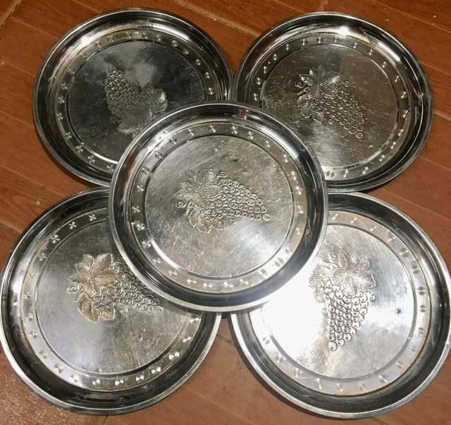 Khay Đĩa Inox Tròn 28cm