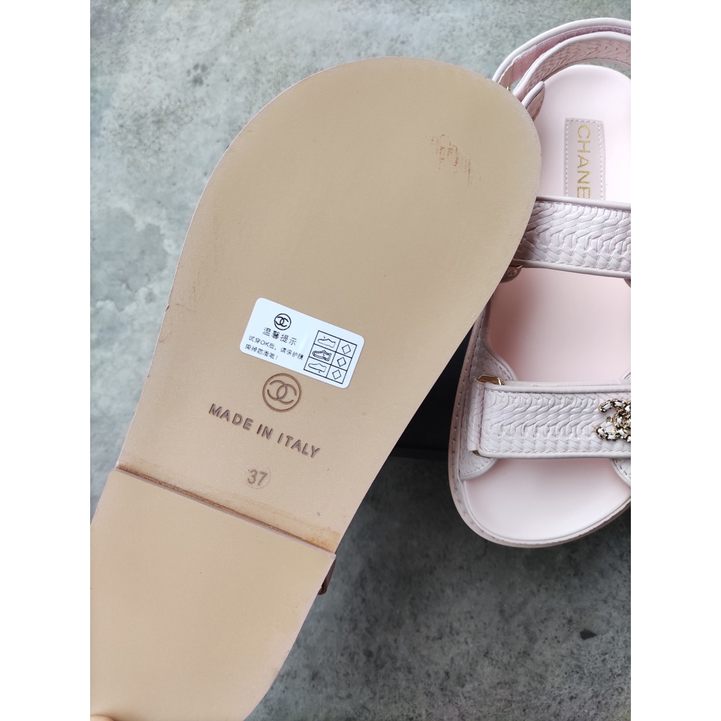 Xăng đan Nữ Màu Đen Mới Không Hộp