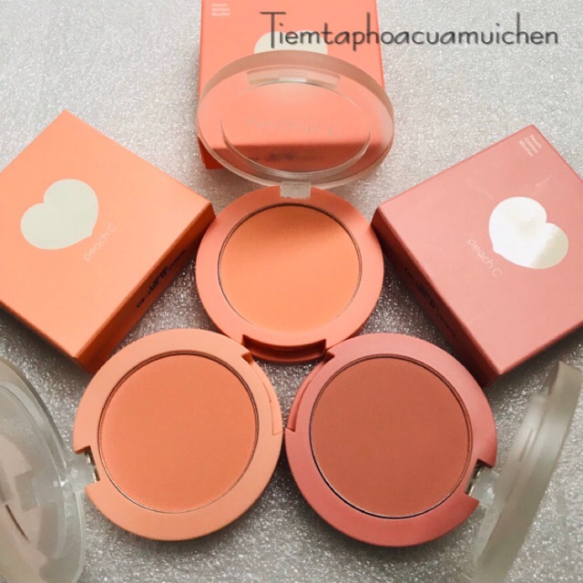 Phấn Má Hồng Dạng Nén Ngọt Ngào Peach C Peach Cotton Blusher | BigBuy360 - bigbuy360.vn