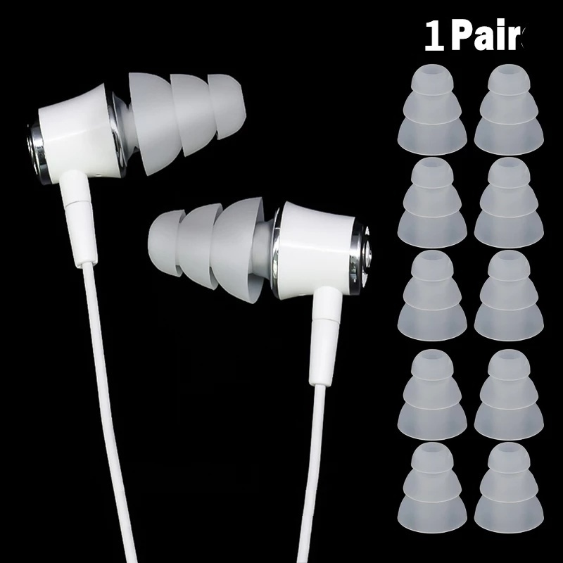 1 Cặp Vỏ Bọc Silicon Cho Tai Nghe Nhét Tai Airpods 1 Cặp