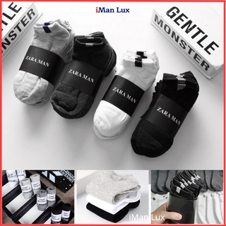 Tất Chân Nam Cổ Ngắn , Vớ Nam Vải Cotton Co Dãn Mềm Mịn Thoáng Mát