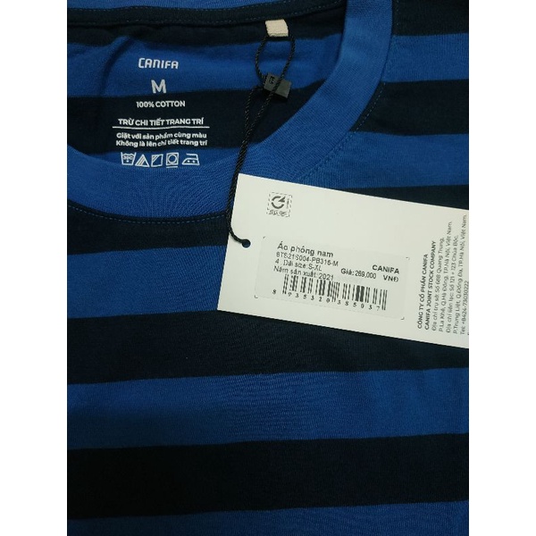 Áo phông cotton nam Canifa