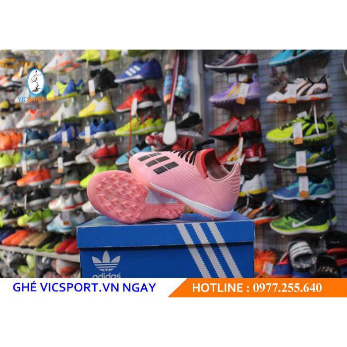 GIÀY ADIDAS X19 HỒNG 3 SỌC ĐEN