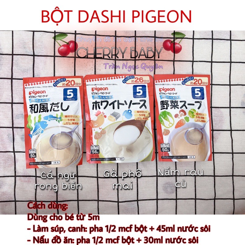 Bột dashi Pigeon làm nước dùng dashi (date 5/2022)