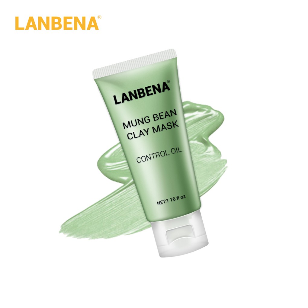 Mặt nạ đất sét LANBENA chiết xuất thực vật giúp se khít lỗ chân lông cao cấp