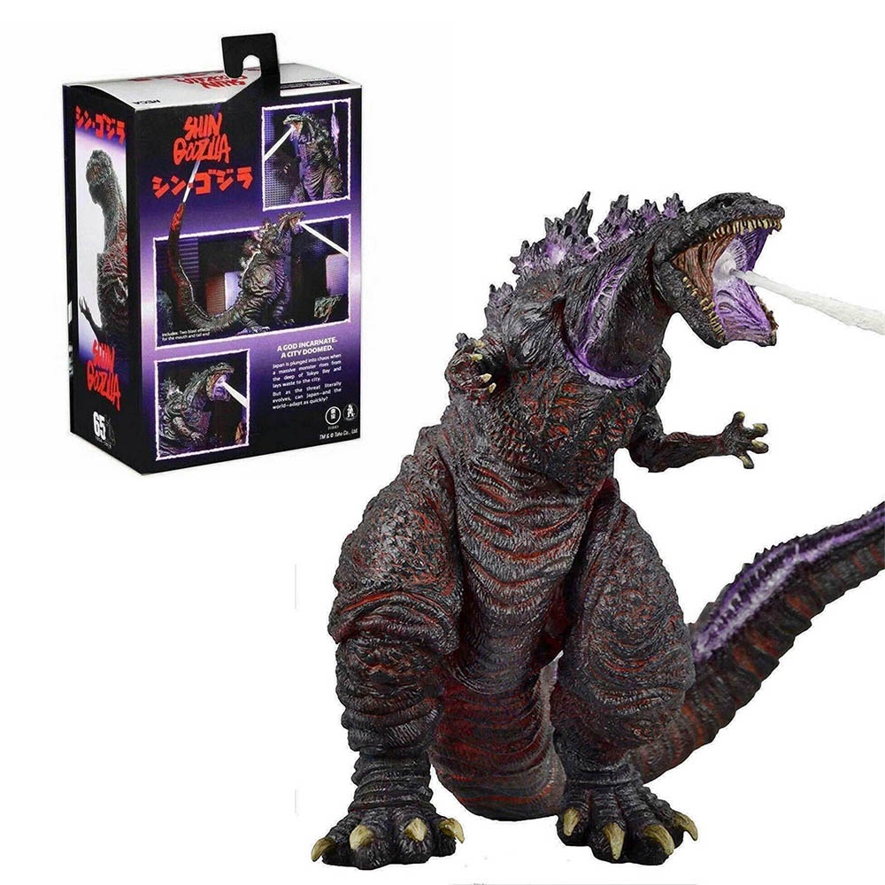 NECA Shin Godzilla Atomic Blast 2016 7" Action Figure 12 Inch Head Tail Movie Boxed For Children Gift