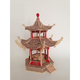 Đồ chơi lắp ráp gỗ 3D Mô hình Tháp Hóng Gió