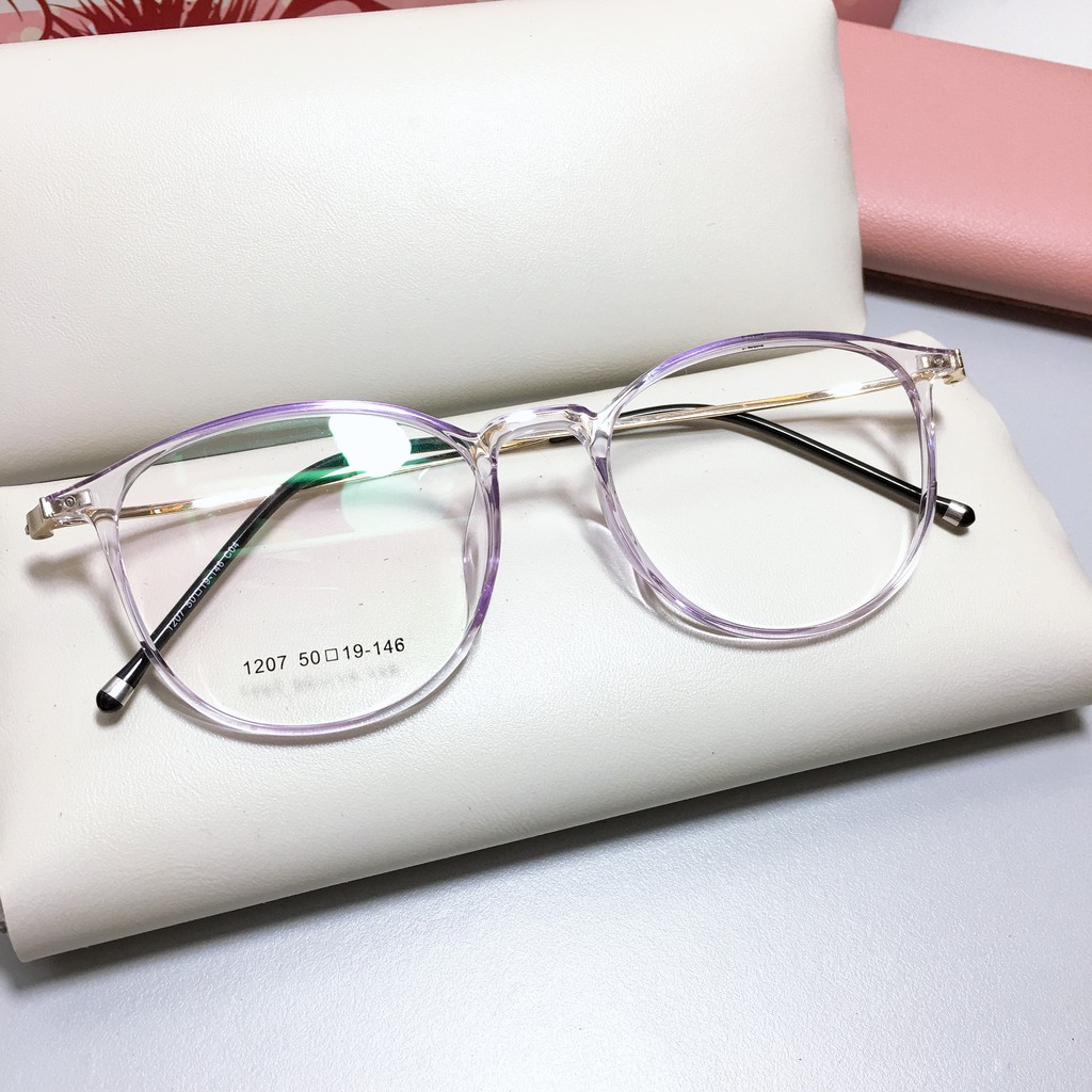 [Mã SKAMCLU7 giảm 10% cho đơn từ 0Đ] Gọng kính tròn 1207 kèm mắt cận viễn loạn | BigBuy360 - bigbuy360.vn