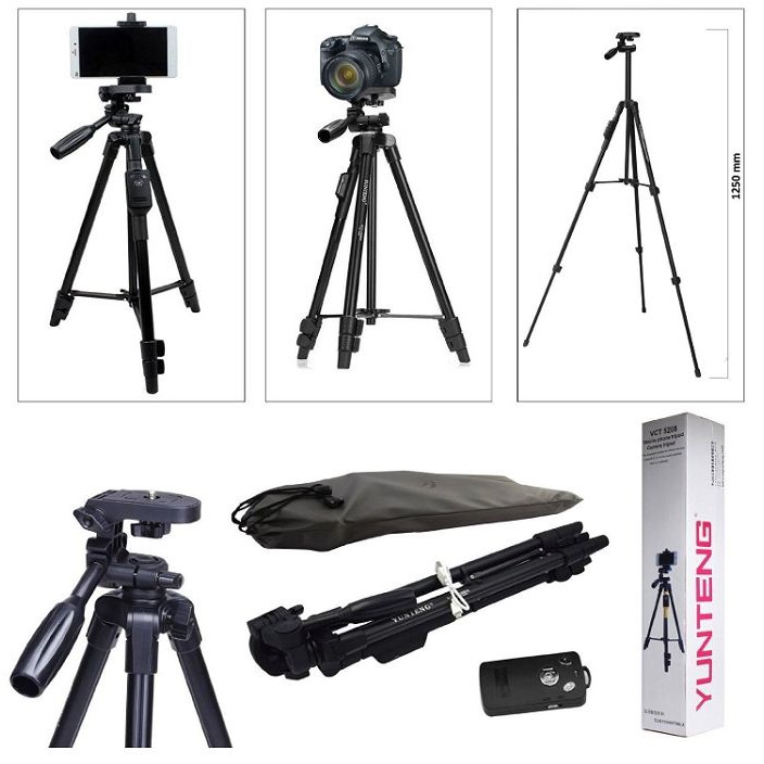 Chân máy ảnh tripod Yunteng VCT-5208