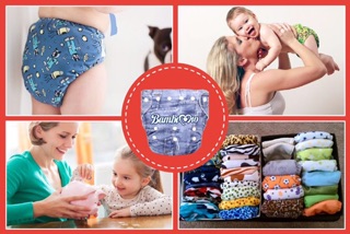 ☘TẢ VẢI BAMBIMIO BAN ĐÊM SIZE M ( cho bé 3-16kg)☘