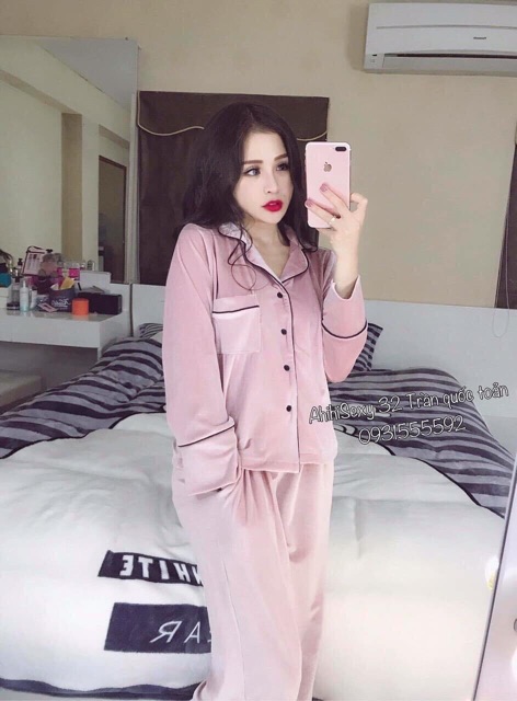 Bộ Pijama nhung