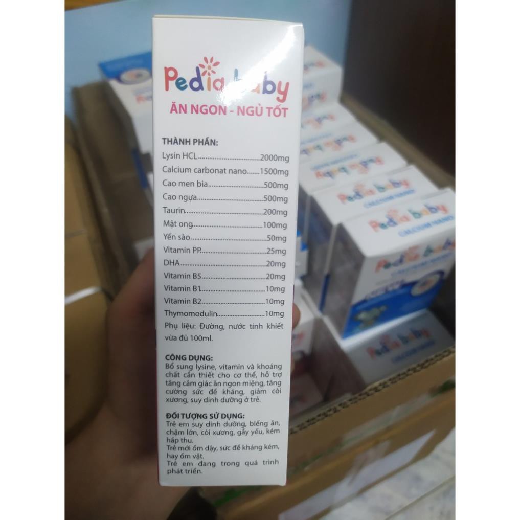 Pediababy Calcium nano bổ sung canxi, phát triển chiều cao, chống còi xương