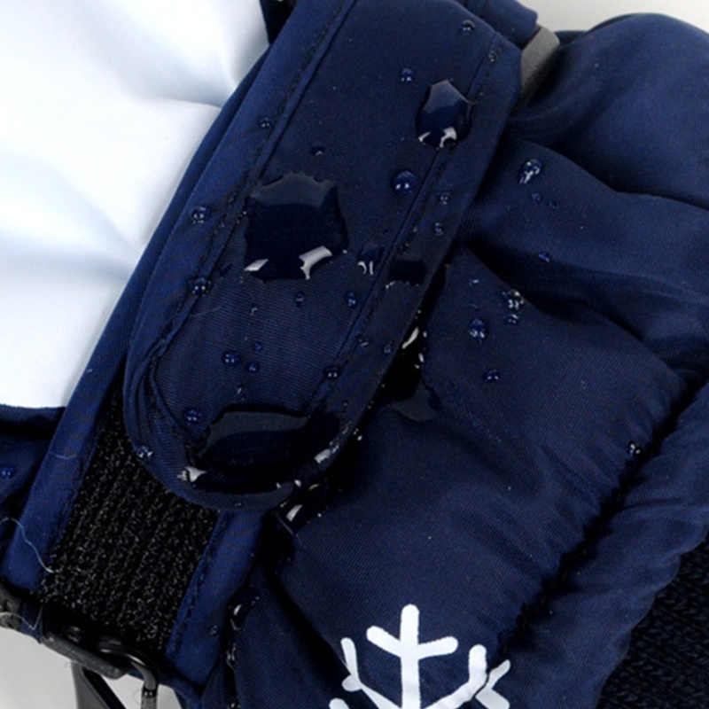 Găng Tay Trượt Tuyết Phủ Lông Cừu Giữ Ấm Chống Trượt Bảo Vệ Toàn Diện