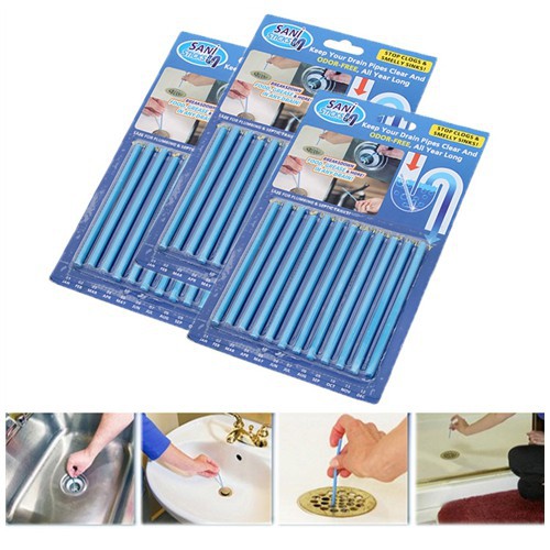 Hộp 36 Que thông tắc cống siêu tốc Smart Sani Sticks - BX2117