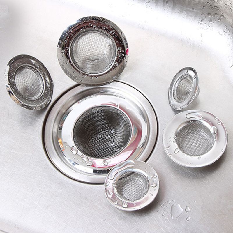 Nắp Lọc Rác Bồn Rửa Chén Bằng Thép Không Gỉ 3 Kích Thước