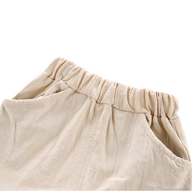 Bộ áo sơ mi cộc tay in hình lông vũ + Quần short cho bé