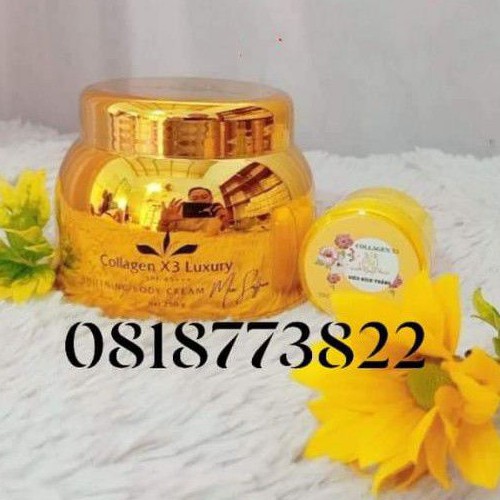 KEM BODY COLLAGEN X3 LUXURY + KÍCH TRẮNG COLLAGEN X3