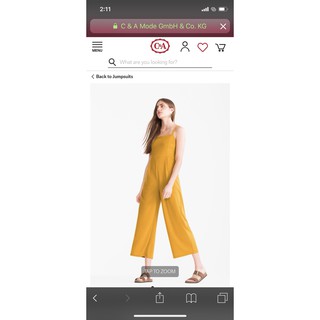 Jumpsuit 2 dây Clokhouse 2 màu