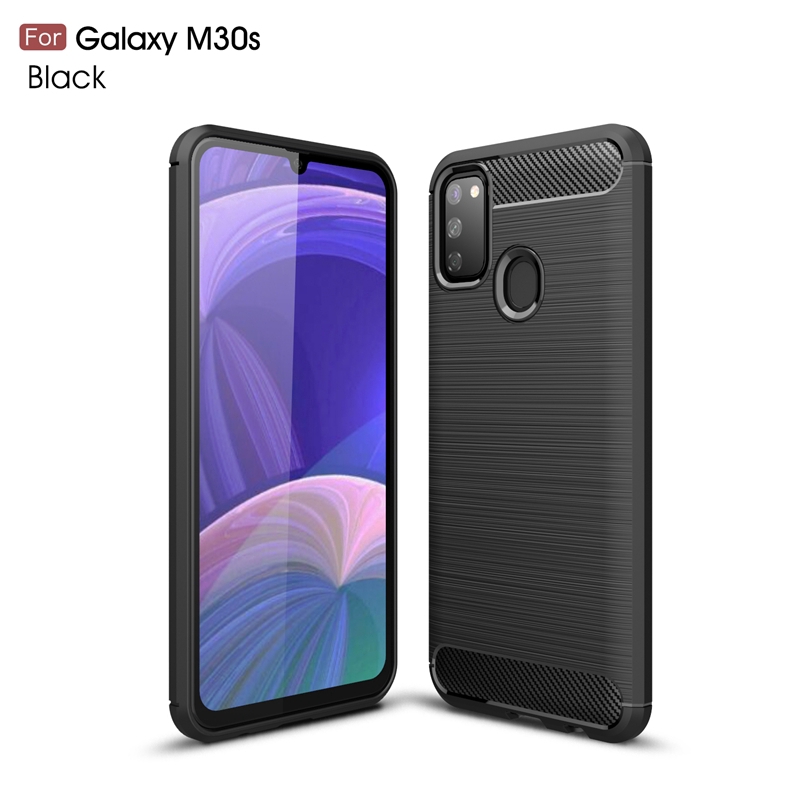 Samsung Galaxy M30S Case Rubber Bumper Silicone Shockproof Cover