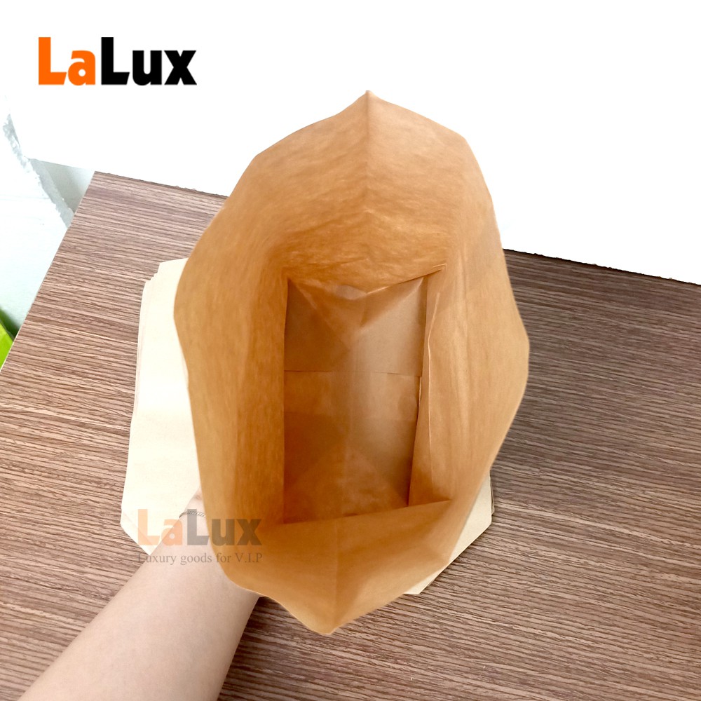 100 Túi Giấy Xi Măng LOẠI DÀY Size 20x20 - Gói Hàng Tiêu Chuẩn ( Giấy Kraft Loại Dày ) - Đáy 8cm