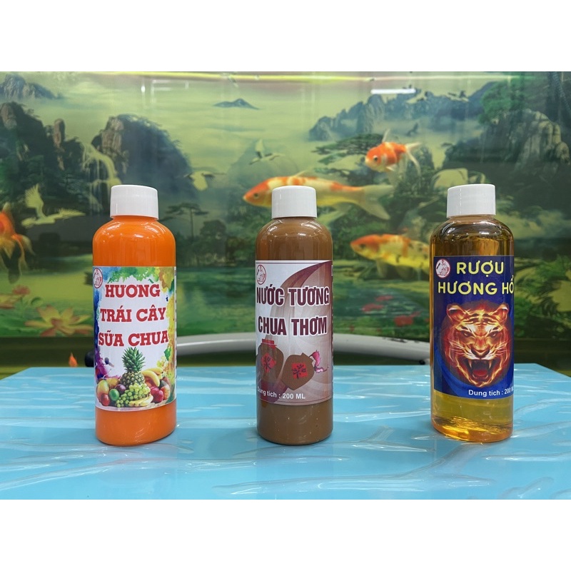 Hương liệu tổng hợp đánh cá rô phi, chép, diếc,..