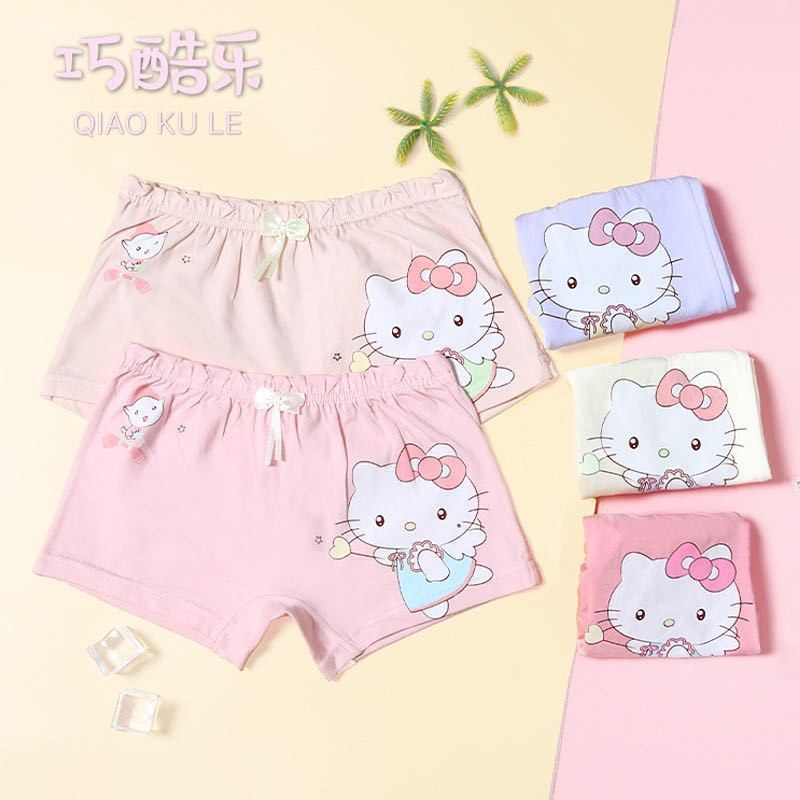 COMBO 5 Quần Chip Đùi Bé Gái Chất Cotton Thoáng Mát Cao Cấp - Quần Lót Bé Gái