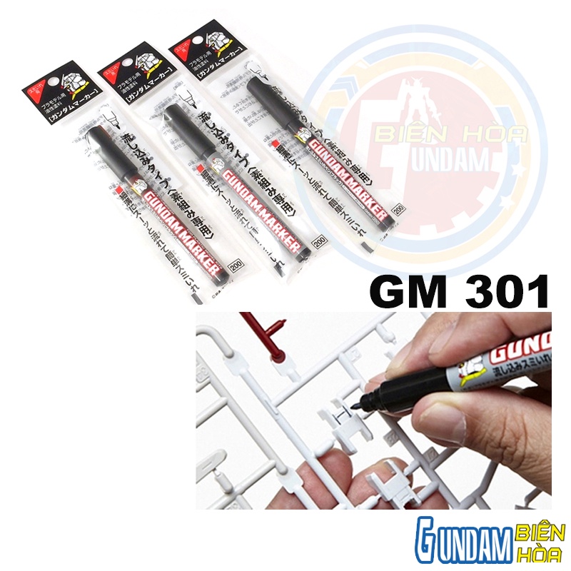 Gundam Marker GM301 bút kẻ line chảy đen