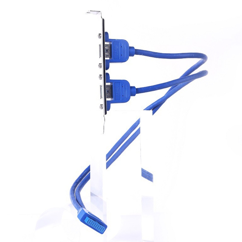 Cáp Mở Rộng Bảng Điều Khiển Mở Rộng 20 Pin Sang USB 3.0 Tốc Độ Cao 2 Cổng