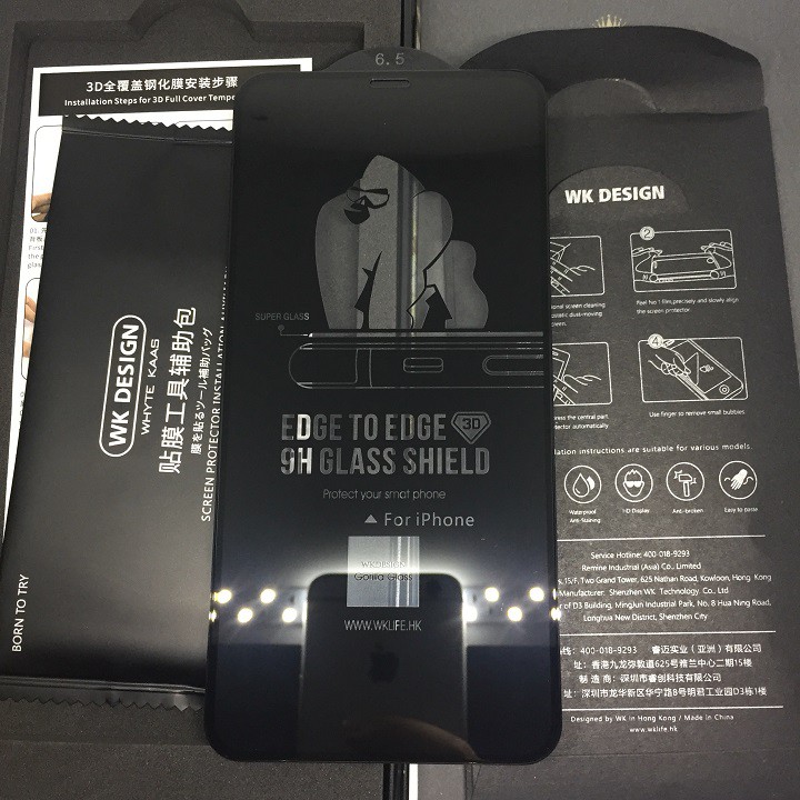Kính cường lực 9D full màn chống bám vân tay cho máy Iphone X/Xs/11Pro/XsMax/11ProMax