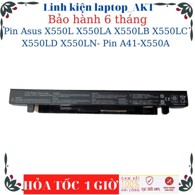 Pin laptop Asus X550L X550LA X550LB X550LC X550LD X550LN- Pin A41-X550A