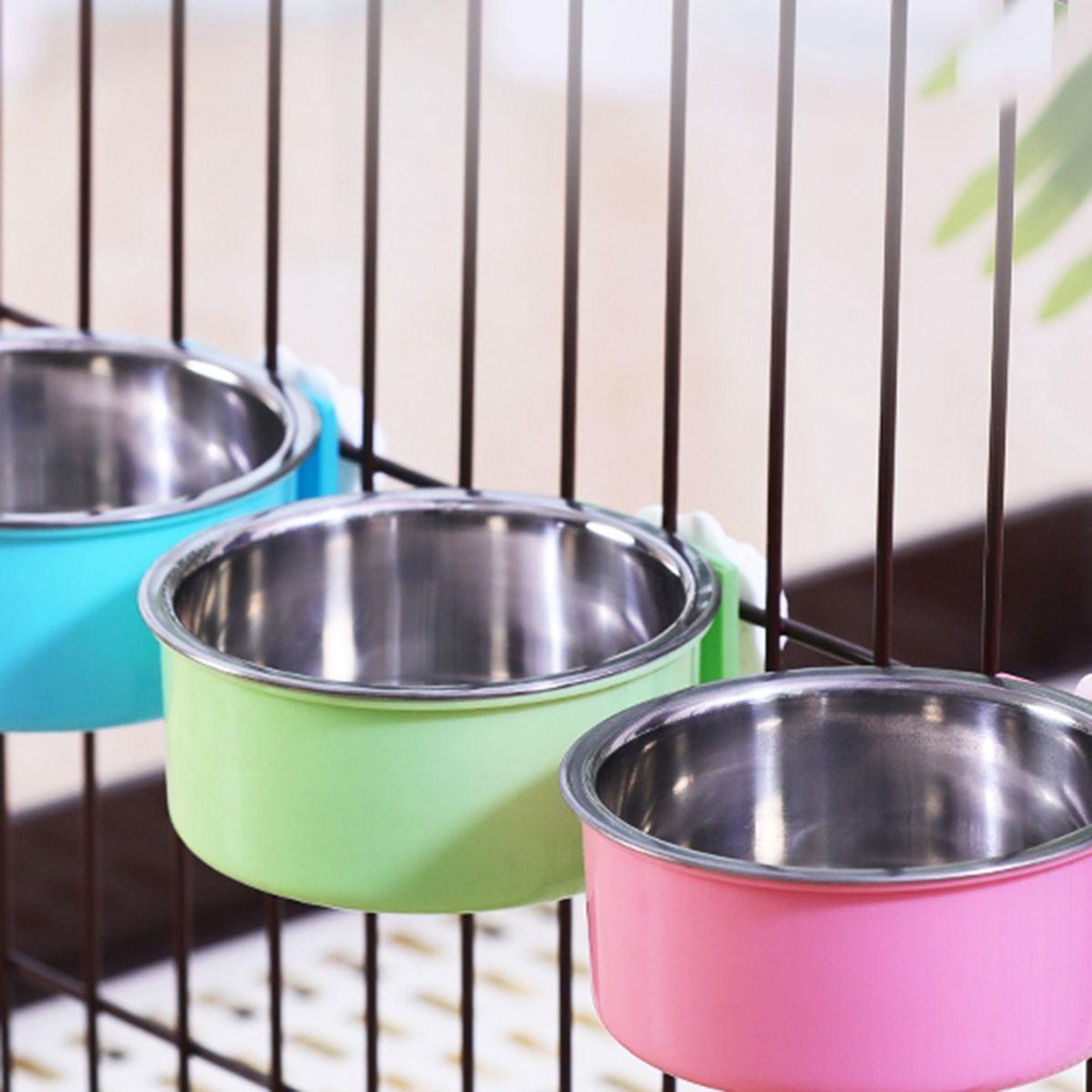 Đĩa Đựng Thức Ăn Treo Lồng Chim Có Thể Tháo Rời Tiện Dụng