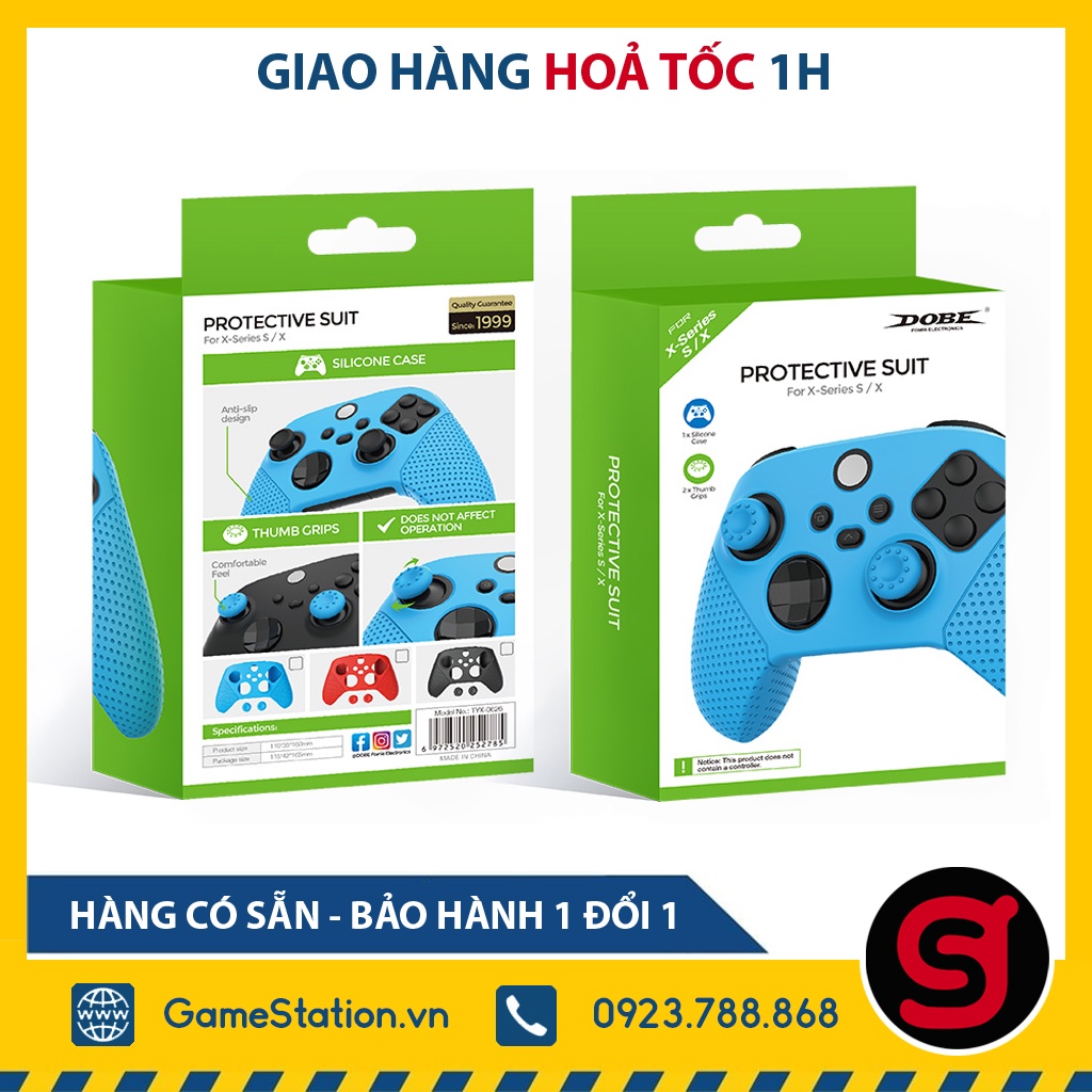 Bao Silicon Cho Tay Cầm Xbox Series X|S Kèm 2 Núm Bọc Analog - Dobe