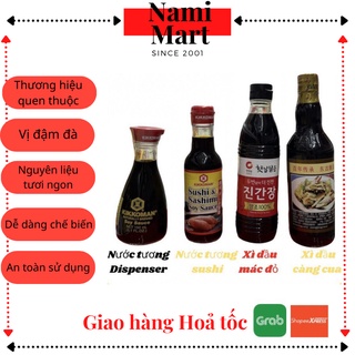 Xì dầu càng cua delicate flavor 500ml, xì dầu mác đỏ, nước tương kikkoman