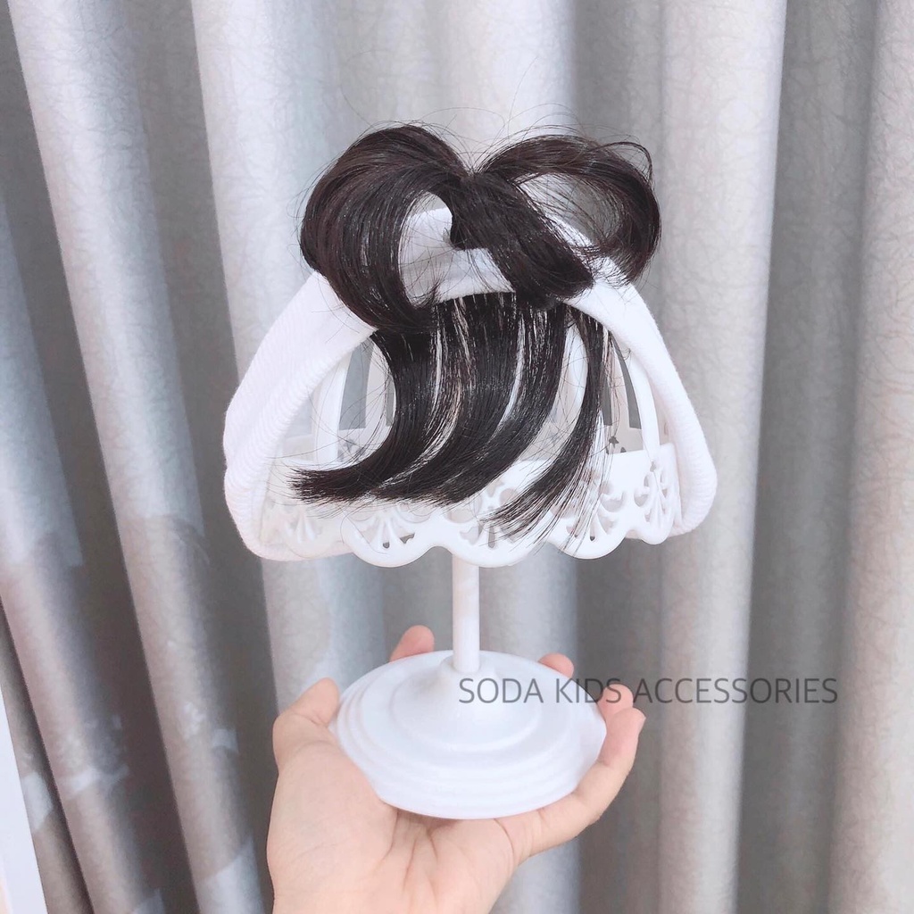 Băng đô tóc giả dễ thương cho bé trai bé gái (Ảnh thật)