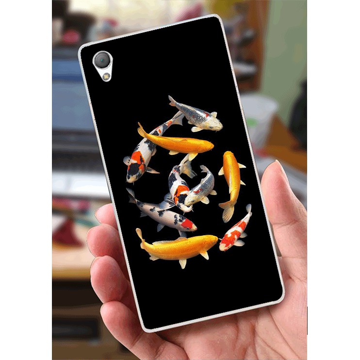 Ốp Lưng Sony Xperia Z3 (Dẻo) - Đàn Cá Chép Nhật Đẹp