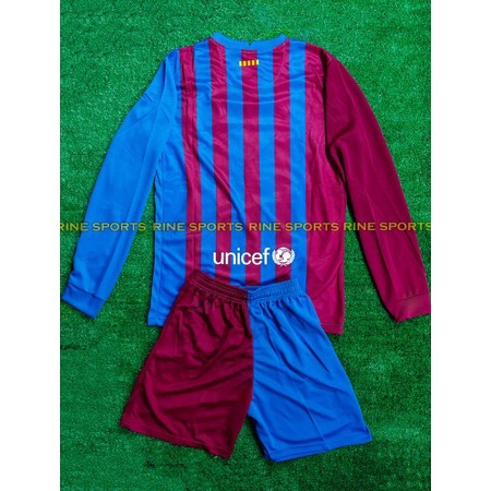 Bộ áo bóng đá Barca dài tay ( barcelona ) Super hàng thailand 2021-2022 Giống thi đấu