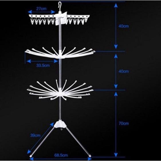 [TIẾT KIỆM KHÔNG GIAN - TREO NHIỀU ĐỒ] Cây Phơi Đồ ,Khăn , Phơi Tất , Phơi Đồ Đa Năng