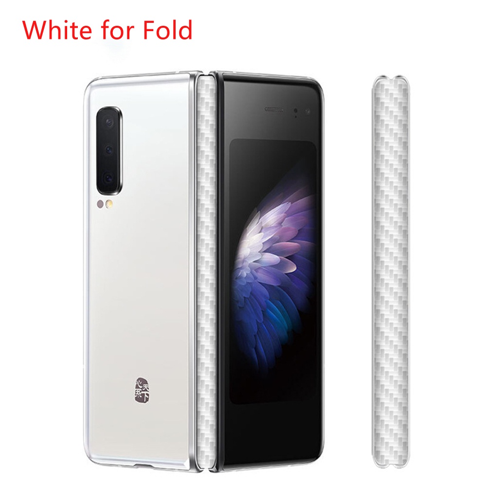 Miếng Dán Sợi Carbon 3D Cho Điện Thoại SAMSUNG Z Fold 2 3 4 W20 W2021 W22 Fro Galaxy Z Flip3 4 5G